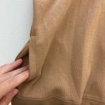 NWOT vintage Architect women’s tan cream zip jeweled sleeve full zip sweatshirt Size L Photo 5