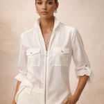 Michael Kors  Cream Blouse Photo 0