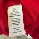 Talbots 100% Cotton Embroidered Floral Appliqué Scallop Hem Shell Lined Top M Photo 6