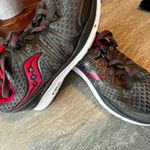 Saucony Echolon Running Shoes Women's Gray Red Athletic Sneakers Size 7W Photo 12