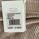 Faherty Women's Legend Rib Riva Slim Pants, Nomad, Size XL, NWT Tan Photo 6