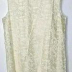 Anthropologie NWT Payal Jain Archer Mini‎ Dress  BHLDN White Floral Applique 10 Photo 0