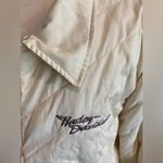 Women's Harley Davidson Cream Quilted Jacket Size undefined Photo 3