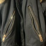 ZARA ✨HP✨ Navy Fur Lined Parka with Detachable Hood✨ Photo 15