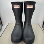 Hunter Women's Original Short Boot Black Matte US 7 Waterproof, Rain Boot New Photo 1