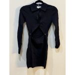 Lovers + Friends  Solaire Sweater Dress in Black Size‎ XS Textured Photo 1