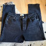 AGOLDE  Riley Straight Leg Black Wash Jeans‎ Size 32 Photo 2