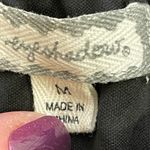 Eyeshadow Cropped Embroidered Top With Elastic Waist Black Orange Blue Medium Photo 5