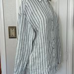 Faherty Santa Cruz womens stripe 100% linen shirt White Size XS Photo 9