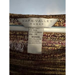 Women's Napa Valley Top Size 3X Brown Gold Photo 3