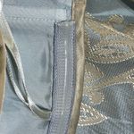 Harold's Strapless Party Dress Bridesmaid Brocade Blue Taupe Size 2 Photo 4