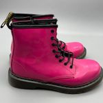 Dr. Martens Doc Martens UK 3 US Women's 5 Hot Pink 8 Eye Side Zip Combat Boots Delaney Girls Photo 1