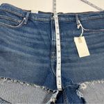 Good American Good '90s Denim Jean Cutoff Shorts Womens SZ 16 Summer Coastal NEW Photo 9