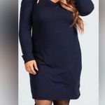 LuLaRoe Navy Blue Long Sleeve Dress Photo 0