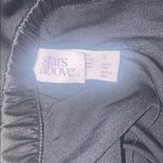 Stars Above  Black Satin Pajama Shorts Photo 2