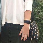 Charlotte Russe Olive Green Corduroy Skirt Photo 1