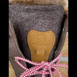 Salomon  tall fur boots size 7.5 Photo 2