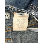 Paris Blues Paris Blue Vintage Denim Skirt Juniors Sz 7 Frayed Y2K Photo 3