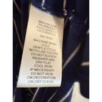 cupio  Striped Tunic Top 3/4 Sleeve‎ Casual Everyday Comfort Blue White M Photo 3