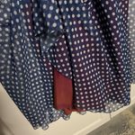 American Vintage Vintage 1970s Posh by Jay Anderson Sheer Polka Dot Flutter Sleeve Maxi Dress Photo 9