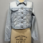 Forever 21  Denim Trucker Jean Jacket Womens Size M Button Up Long Sleeve Blue Photo 0