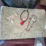 Ana capri Jewelry Two Necklaces One Bracelet See Pictures New Red Photo 1