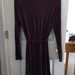 Simply Vera, Vera Wang Simply Vera Vera Wang Burgundy Cowl Neck Long Sleeved Dress Size Small Photo 1