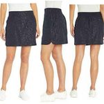 Orvis  Embossed Pull-On Travel Skort Black Rose Embossed Print Size Small Photo 11