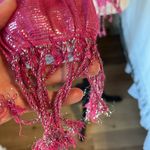 Justice  Pink Metallic Shimmery All Season Scarf Womens Girls Photo 4