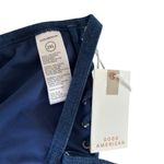 Good American  Denim Triangle Bikini Top Swim Denim Rinse Women’s Size 2XL NWT Photo 4