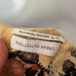 Urban Outfitters  Leopard Babydoll  Mini Dress XS Y2K Coquette Indie Festival Tan Photo 9