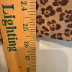 Caslon  Animal Print Leopard Sweater Women's XS Tan Boho Hippie Preppy Classic Photo 10