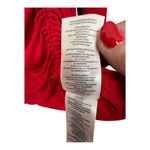 Michael Kors MICHAEL Red Draped Blouse Photo 6