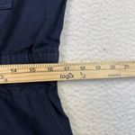 J.Crew Dress Womens 12 Navy Zip Front Utility Short Sleeve Shirt Dress Pockets Blue Photo 8