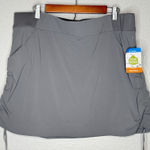 Columbia  Anytime Casual Skort Active Fit Omni-Shield Gray NWT Womens 1X Photo 0