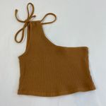 Aerie  Ribbed One Shoulder Crop Top Photo 3