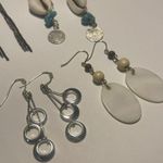 Lot Of 5 Costume Earrings Pierced Dangle Drop Photo 5