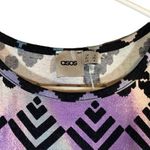 ASOS Colorful Aztec Boho Sleeveless Bodycon Long Midi Dress Women Sz 4 Photo 5