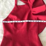 C/MEO COLLECTIVE C\MEO Collective Red One Shoulder Fitted Midi Dress Thigh Slit Cocktail XS New Photo 11