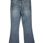 Austin Landing Rhinestone Butterfly Back Embellished Flare Jeans 90s Women's 3 Blue Size undefined Photo 0