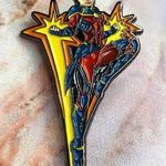  Avengers Captain Marvel Hero Pose Enamel Pin Photo 0