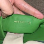 Frances Valentine Criss Cross Cloud Slide Sandals Green Cream 11 Photo 7