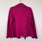 Eileen Fisher  Magenta Pink Wool Double Breasted Jacket Womens M Fall Pea Coat Photo 1