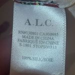 ALC Frank A.L.C 100% silk Floral wrap bell sleeve‎ blouse size 8 Photo 10