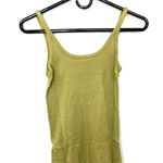 MONROW Rib Strappy Tank Casual Stretch Cotton Willow NWT Size XS Green Photo 2
