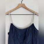 TSE  Cashmere Navy Cotton Silk Camisole size 10 US 6 NEW $245 Photo 4