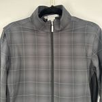 Nike  Gold Fitdry Dri-fit Plaid Black Purple Full‎ Zip Windbreaker Jacket Medium Photo 10