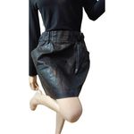 ZARA  Faux Leather Mini Skirt‎ With Side Pockets Size M Photo 1