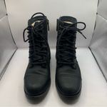 UGG  Australia Kilmer Combat Boots Women's leather black lace size US 7 Photo 1