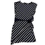 Tommy Hilfiger NEW Navy Blue & White Stripe Knit Belted Dress Photo 3